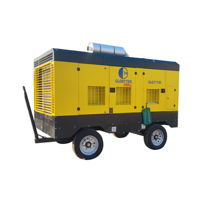 गुणवत्ता  GLORYTEK Drilling Rig Tools Diesel Engine Driven Air Compressor Portable For Industrial कारखाना