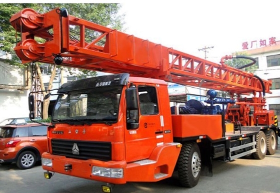 रोटरी ट्रक घुड़सवार ड्रिलिंग मशीन बहुआयामी 400 मीटर 6X4