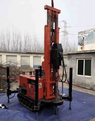 पोर्टेबल 180 मीटर गहरी जल कुएं रोटरी ड्रिलिंग मशीन डीजल पावर