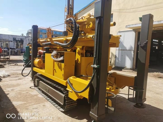 हार्ड रॉक 400 मीटर वाटर वेल ड्रिल रिग मशीन 30-170rpm रोटरी स्पीड