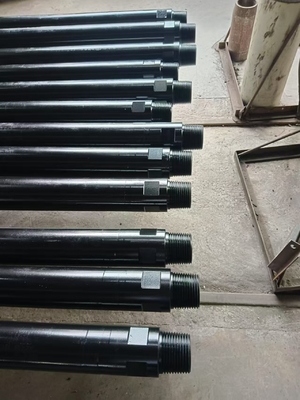ड्रिल रॉड 3m 4 1/2 &quot; Metzke थ्रेड नीचे छेद ड्रिलिंग पाइप