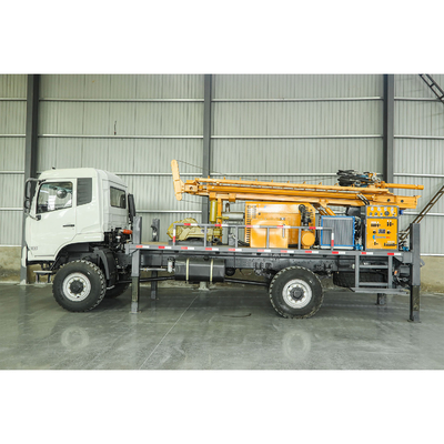 GL500T 500m हाइड्रोलिक ट्रक पर लगाया गया पानी का कुआँ ड्रिलिंग रिग