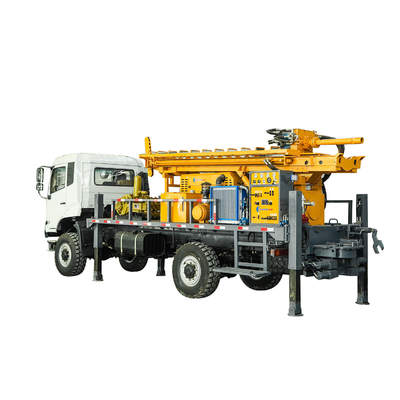 GL500T हाइड्रोलिक ट्रक घुड़सवार बोरहोल पानी अच्छी तरह से गहरी अच्छी तरह से के लिए ड्रिल रिग