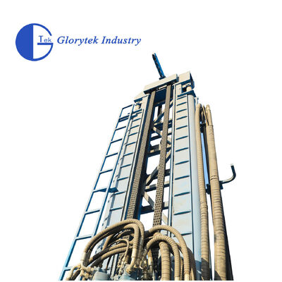 GL600S स्टील क्रॉलर टाइप वाटर वेल ड्रिल/डीटीएच हैमर या ड्रिलिंग के लिए कीचड़ पंप के साथ ड्रिलिंग रिग