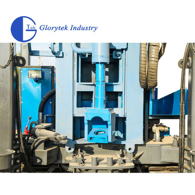 GL600S स्टील क्रॉलर टाइप वाटर वेल ड्रिल/डीटीएच हैमर या ड्रिलिंग के लिए कीचड़ पंप के साथ ड्रिलिंग रिग