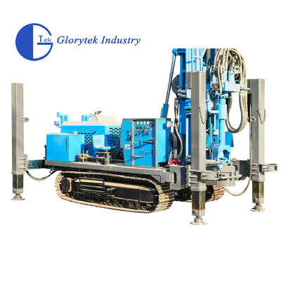 जीएल600s टॉप हैमर क्रॉलर प्रकार पानी के कुएं ड्रिल/600 मीटर गहराई के लिए ड्रिलिंग रिग