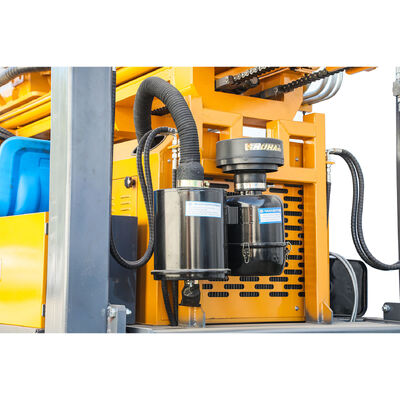 पूर्ण हाइड्रोलिक GL180R रबर क्रॉलर प्रकार वाटर वेल ड्रिल/180 मीटर गहराई के लिए ड्रिलिंग रिग