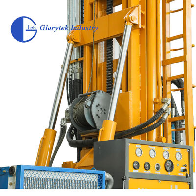 500 मीटर पूर्ण हाइड्रोलिक ट्रक वाटर वेल ड्रिलिंग रिग भारी-ड्यूटी अनुप्रयोगों के लिए