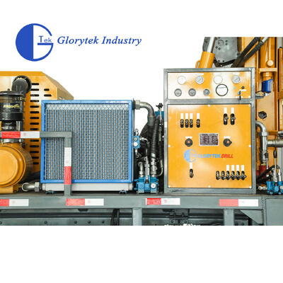 500 मीटर पूर्ण हाइड्रोलिक ट्रक वाटर वेल ड्रिलिंग रिग भारी-ड्यूटी अनुप्रयोगों के लिए