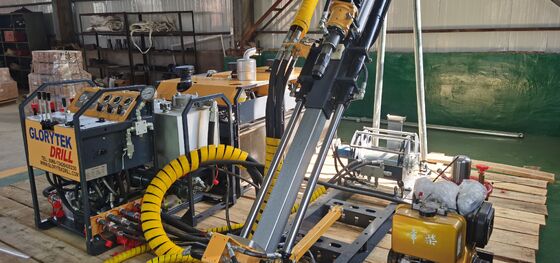 GL300 कोर ड्रिल/ड्रिलिंग रिग असुविधाजनक परिवहन वाले पर्वतीय क्षेत्रों में उपयोग के लिए उपयुक्त है