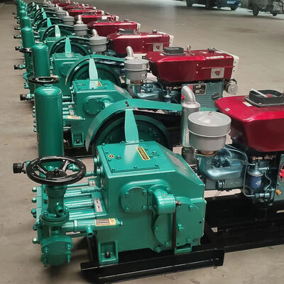 उच्च गुणवत्ता वाला क्षैतिज तीन सिलेंडर रेसिप्रोकेटिंग सिंगल एक्टिंग पिस्टन पंप कोर ड्रिलिंग के लिए